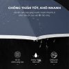 Ô che mưa nắng gấp ngược đi ô tô cán chữ C