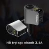 Tẩu sạc ô tô Huyndai HY 10 QC 3.0 sạc siêu nhanh