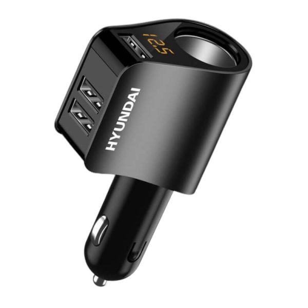 Tẩu sạc ô tô Huyndai HY 10 QC 3.0 sạc siêu nhanh