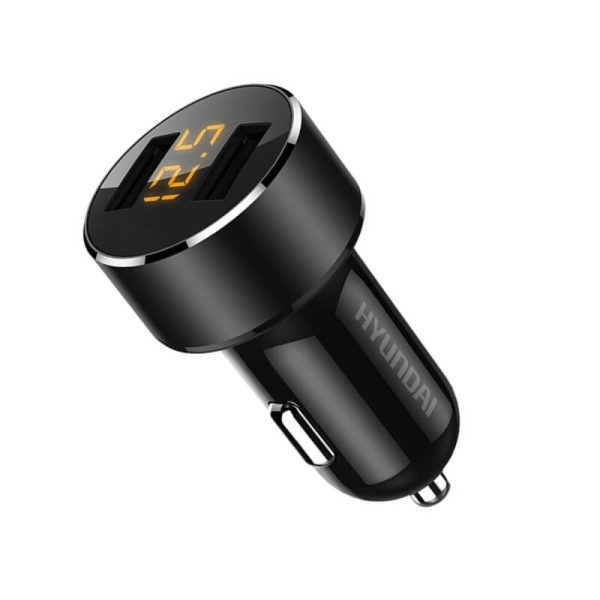 Tẩu sạc ô tô Hyundai HY36 2 cổng USB sạc nhanh