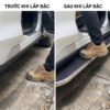 Trước và sau khi lắp đặt bậc lên xuống ô tô đa dụng PK02