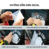 Decal tem Baby in car dễ thương dán xe ô tô