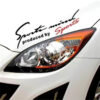 Decal tem Sport mind thời thượng dán nắp capo ô tô