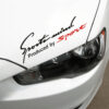 Decal tem Sport mind thời thượng dán nắp capo ô tô