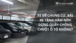 Xe để chung cư, bãi xe tầng hầm nên dùng quây chống chuột ô tô không?