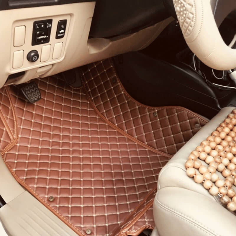 Thảm lót sàn xe Hyundai Kona EV da 5D/6D/7D cao cấp