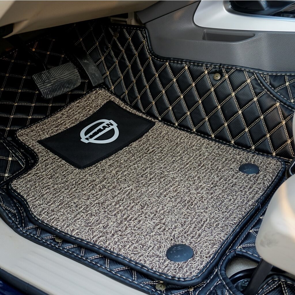 Thảm lót sàn xe Nissan Navara chất liệu 5D/6D/7D