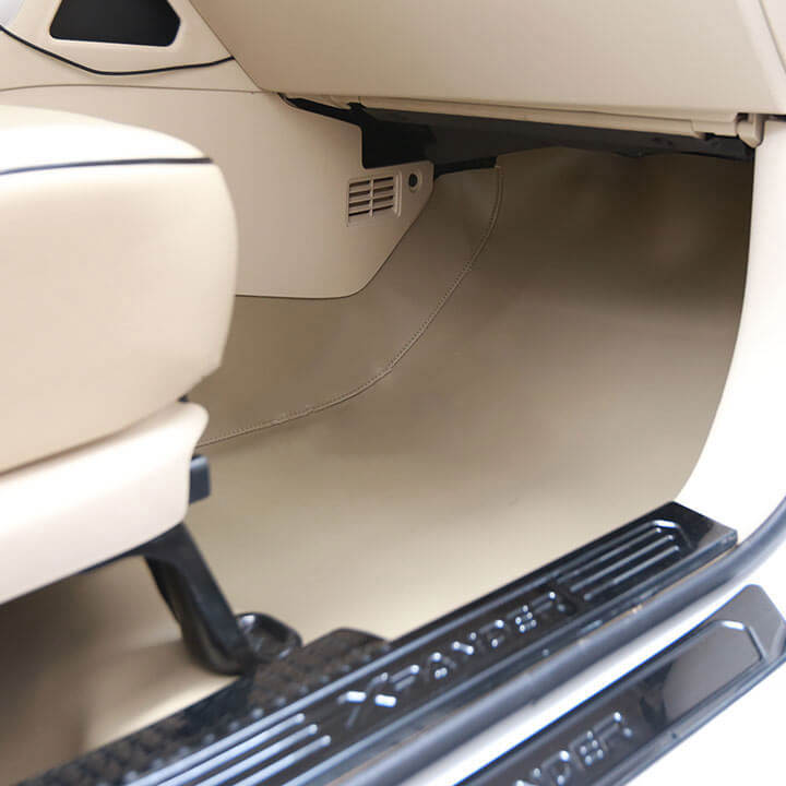 Thảm lót sàn xe Nissan Navara chất liệu da Simili