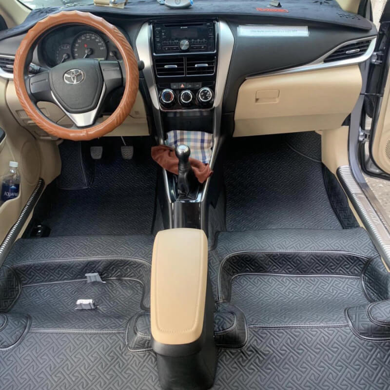 Thảm lót sàn ô tô Toyota Wigo 360 độ