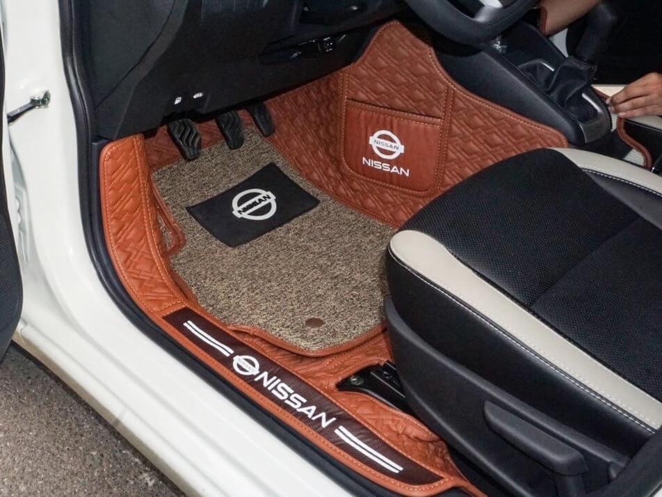 Thảm lót sàn giúp sàn zin xe Nissan Kicks ít bị bám bẩn và giữ sạch hơn.