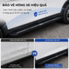 Phần bậc nhô ra giúp tránh các va chạm, đá văng, bảo vệ xe tối ưu