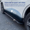 Phần bậc nhô ra giúp hạn chế những va chạm vào thân xe