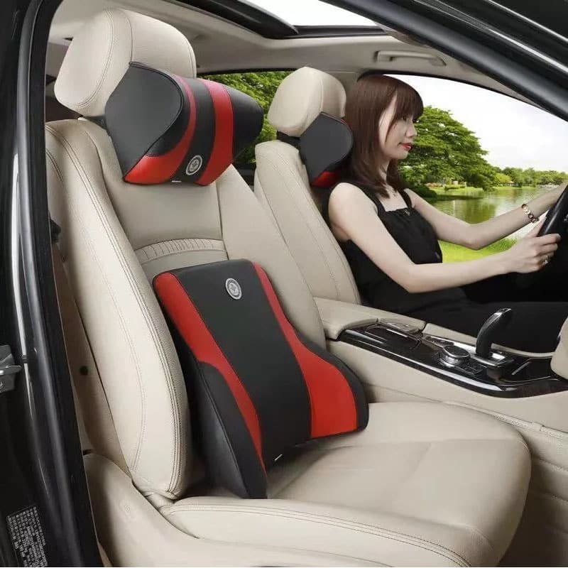 Trang bị gối tựa đầu, tựa lưng ô tô giúp giảm mỏi khi ngồi xe lâu.