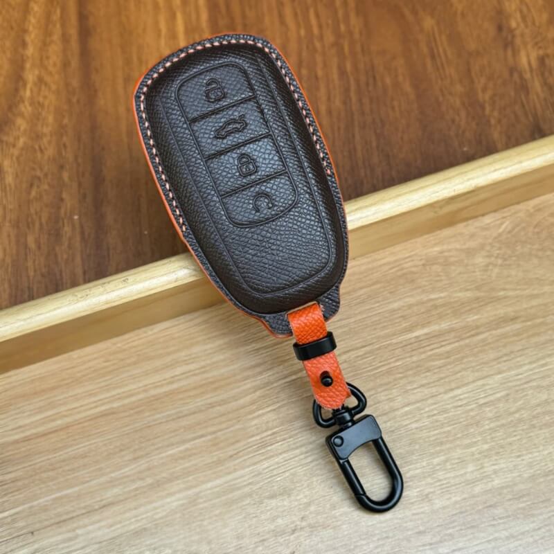 Bao da chìa khóa Omoda da bò epsom cao cấp