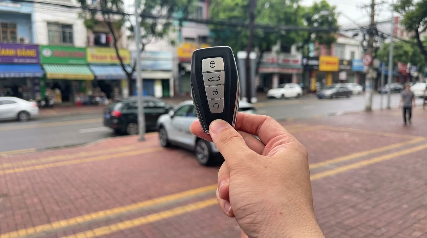 Ốp chìa khóa ô tô Lynk & Co giúp bảo vệ smartkey toàn diện