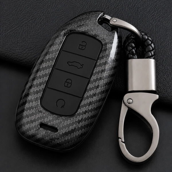 Ốp bọc chìa khóa Omoda vân carbon sang trọng