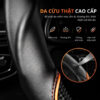 Bọc vô lăng ô tô chất liệu Da cừu vân Carbon cao cấp