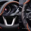 Bọc vô lăng ô tô chất liệu Da cừu vân Carbon cao cấp