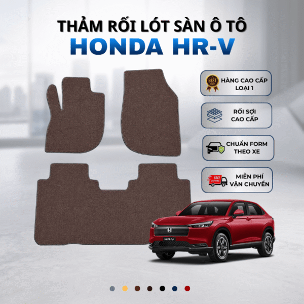 Thảm rối lót sàn ô tô Honda HR-V 2018-2025 cao cấp